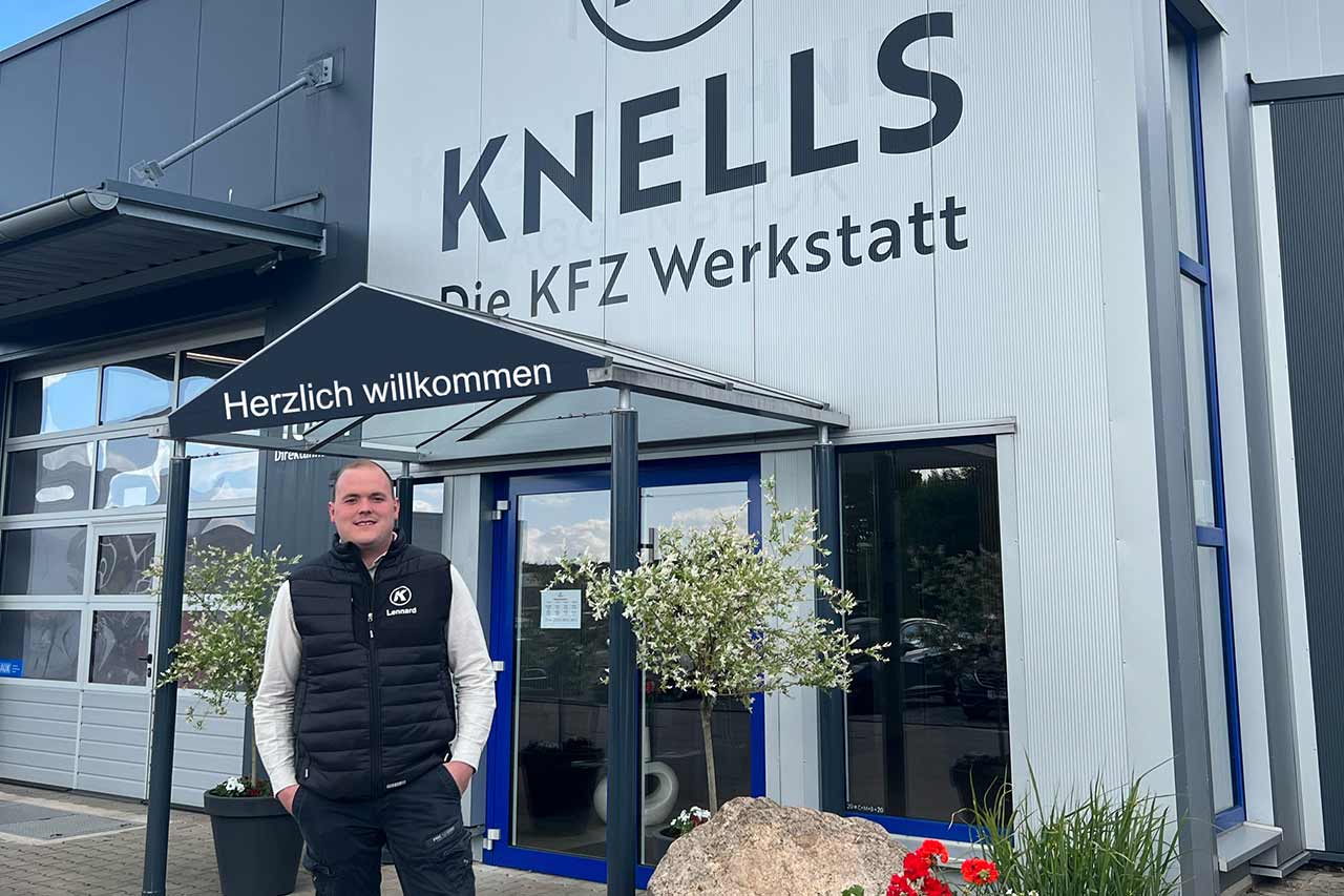 KFZ Werkstatt Knells - Eingang 1